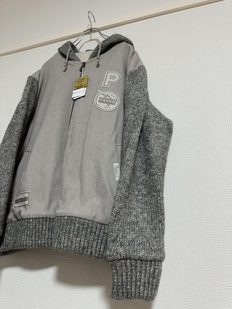 新品未使用　タグ付き　PAPAS パーカー　メンズ　LLサイズ