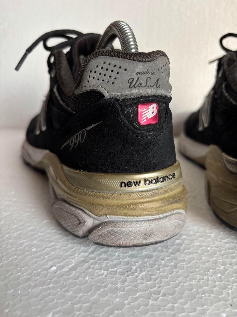 New Balance 990 Made in USA ブラック 多少汚れあり