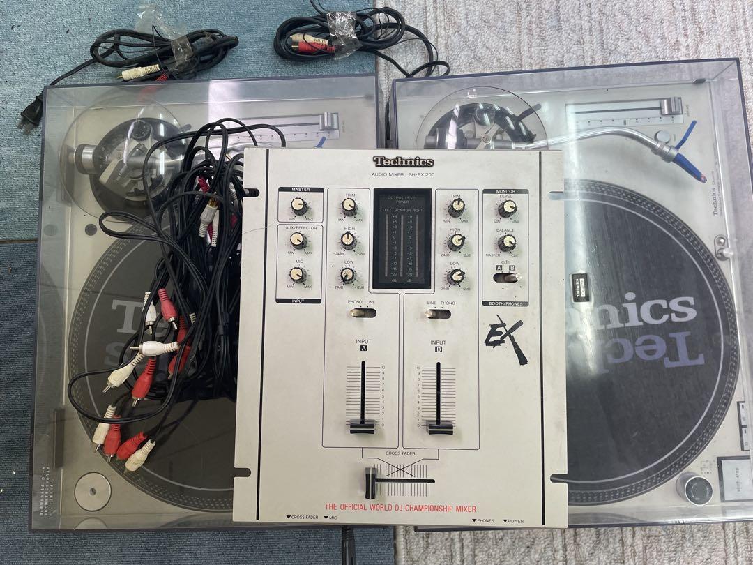 Technics SL-1200 ターンテーブル 2台セット　ミキサー付き