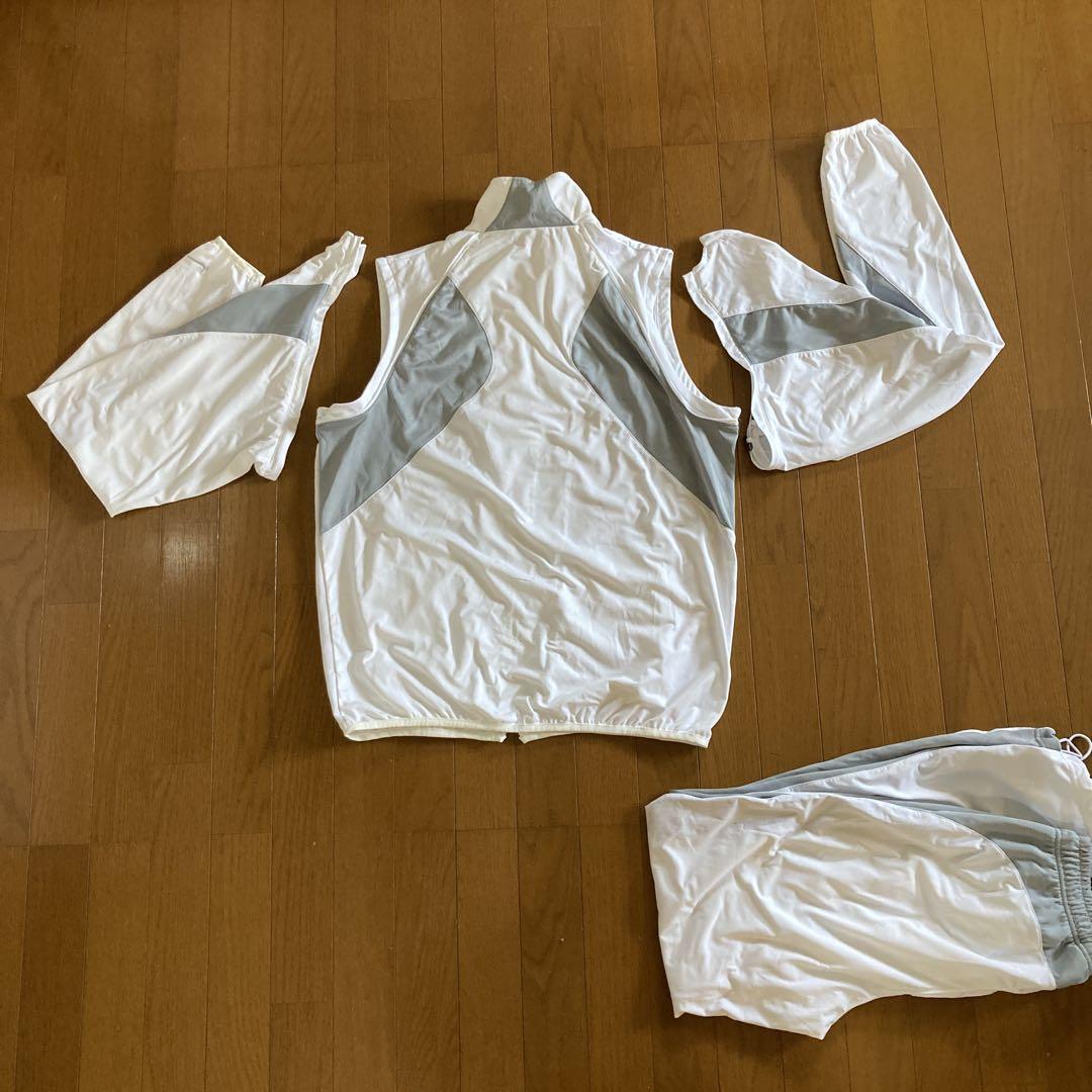 【美品】NIKE DRYFIT セットアップジャージ　白　メンズ L XL