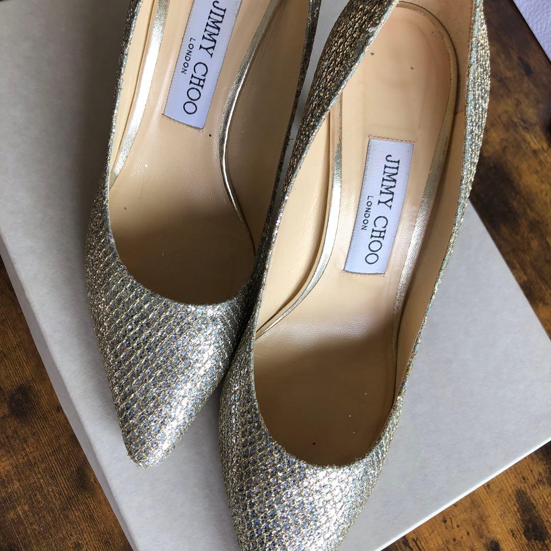 定価10万円以上 ジミーチュウ グリッター ヒール | avredentor.com.br