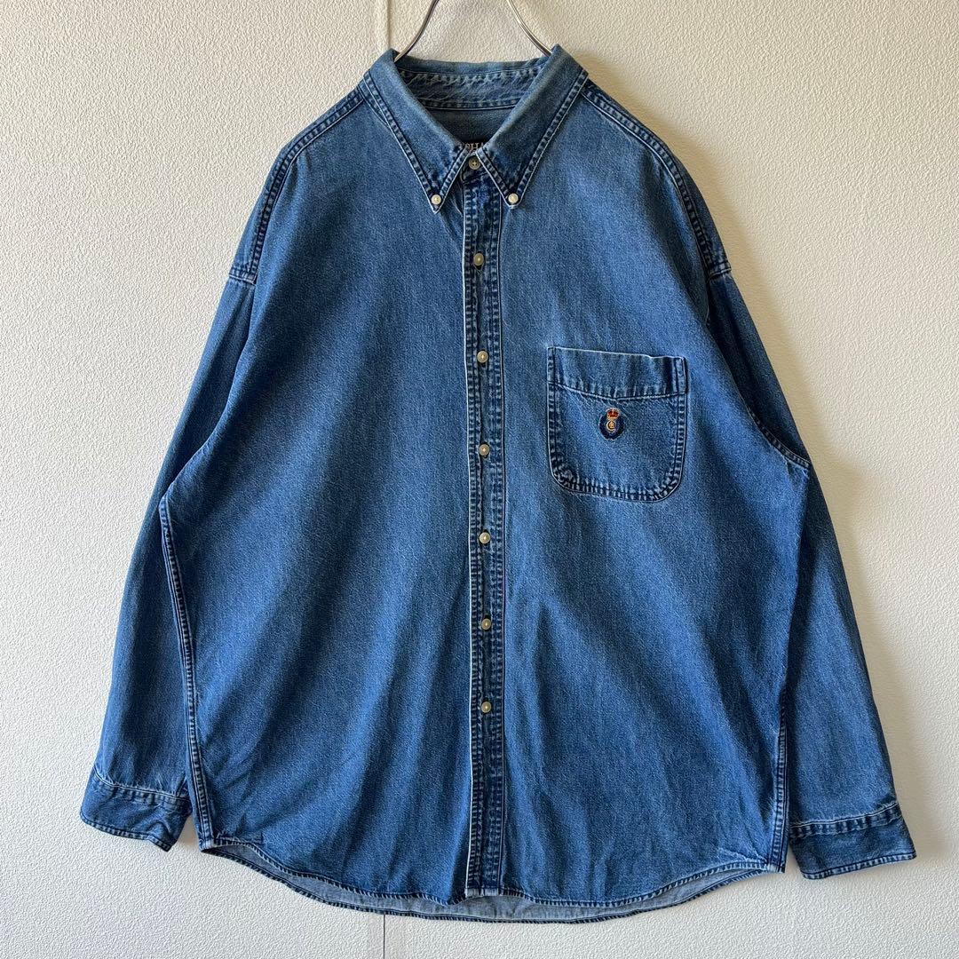 90's CHAPS Ralph Lauren デニムシャツ