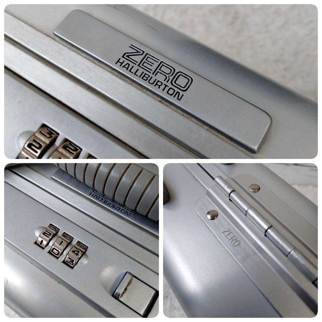【良品】ゼロハリバートン スリムアタッシュケース シルバー S3-SI
