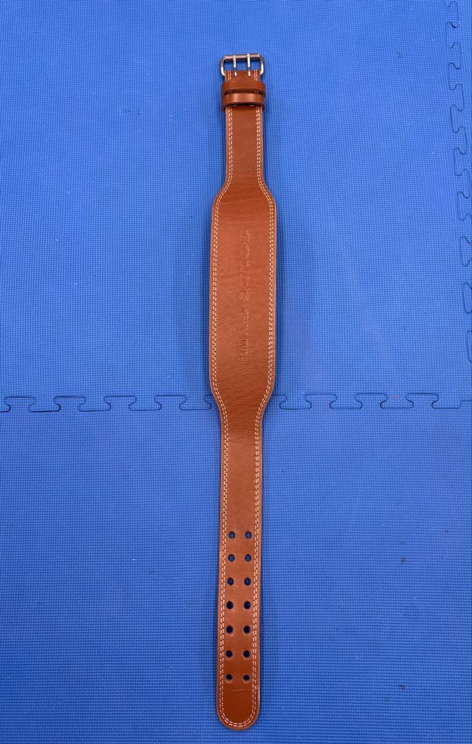 美品‼️ ゴールドジム プロレザーベルト　Ｌサイズ