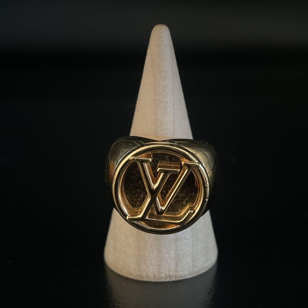 美品 ルイヴィトン リング ゴールド M64286 LE0178 指輪 L16号 美品 ルイヴィトン リング ゴールド M64286 LE0178 指輪 L16号