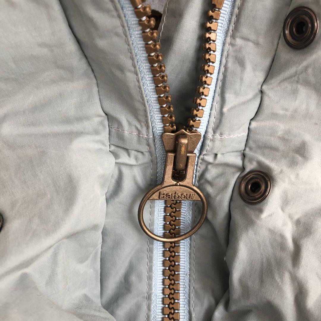 Barbourバブアーコールドストリームジャケット水色マウンテンパーカー防水仕様