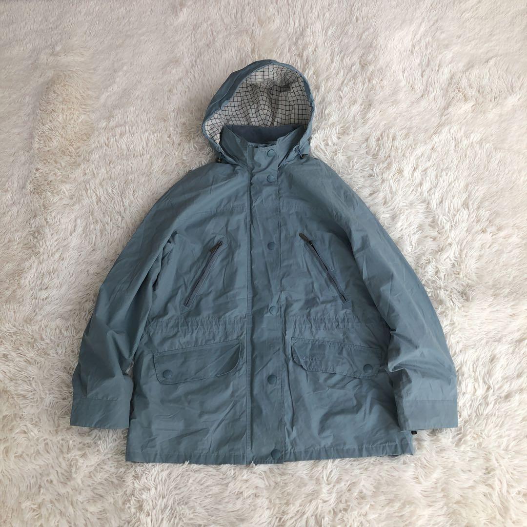 Barbourバブアーコールドストリームジャケット水色マウンテンパーカー防水仕様