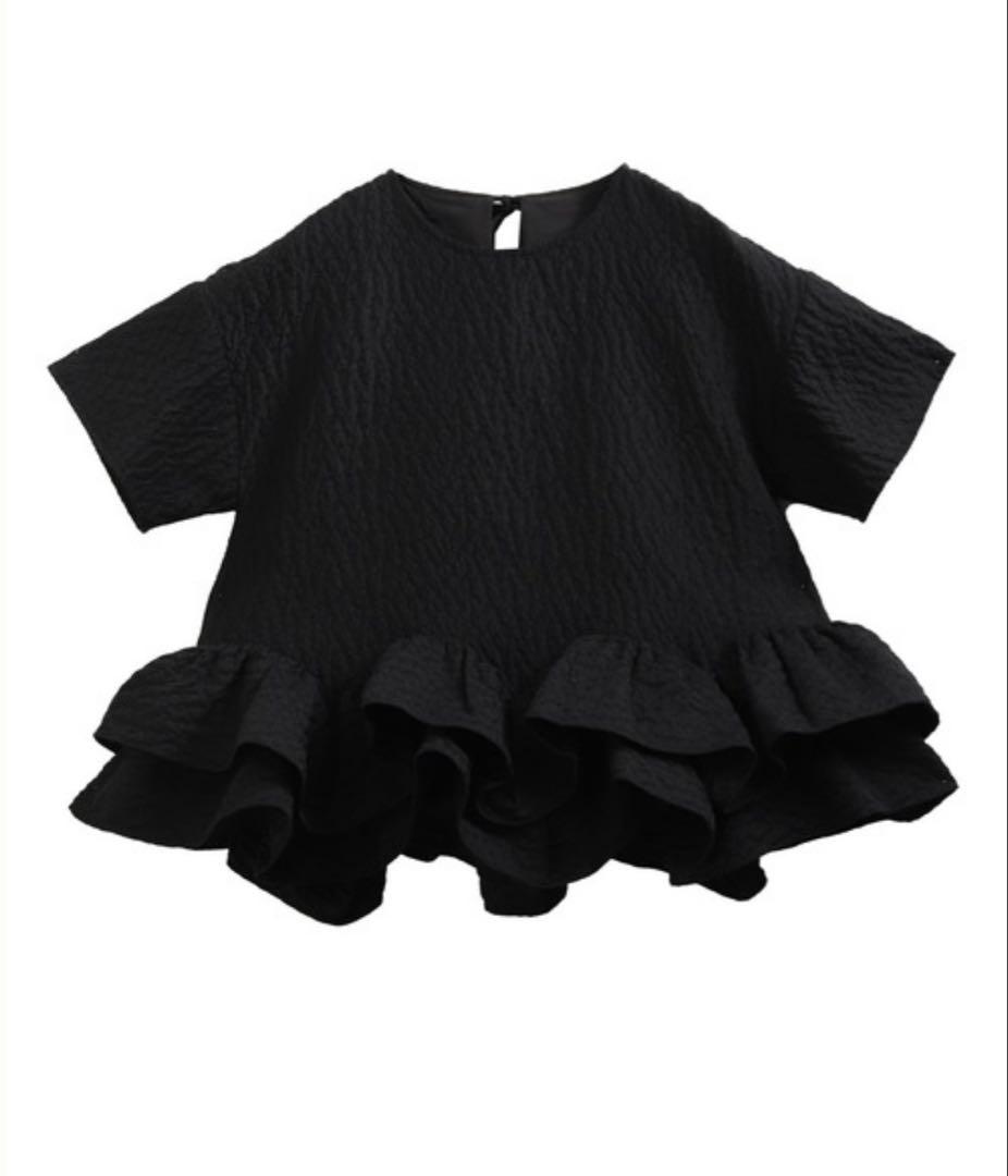未使用に近い美品】フィットモア♡カーブフリルジャガード