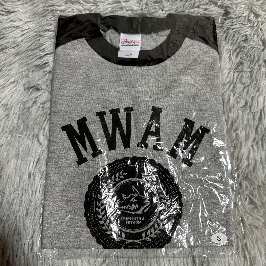 MAN WITH A MISSION ラグラン Tシャツ サイズS 4,600円