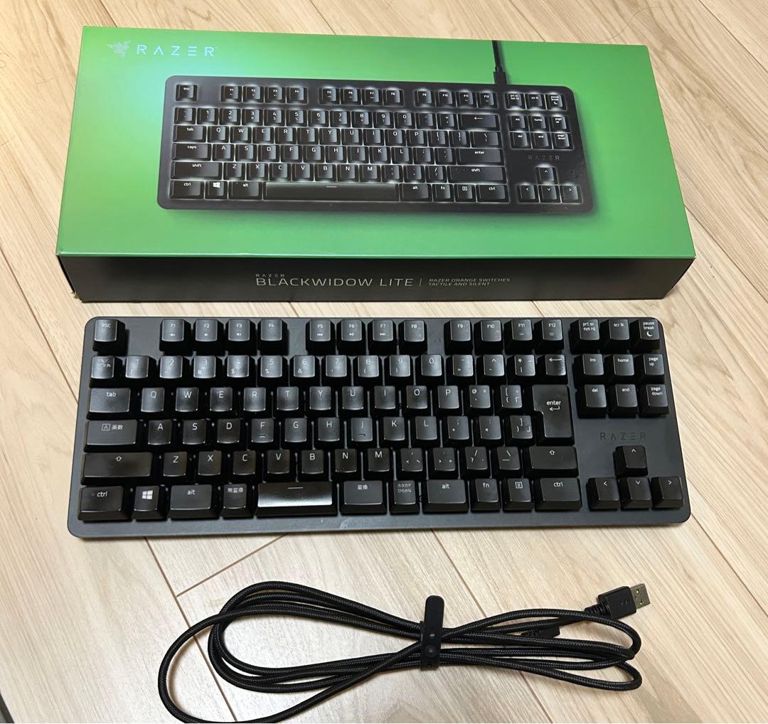 BlackWidow Lite JP オレンジ軸 JIS日本語配列キーボード