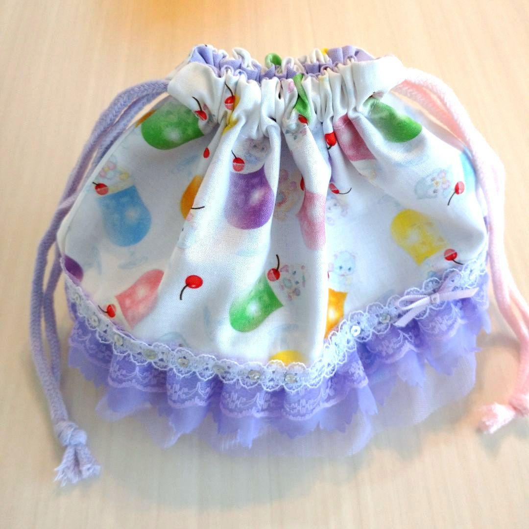 ゆめかわランチセットno.134ハンドメイド 入園入学 お弁当袋ランチョンマット