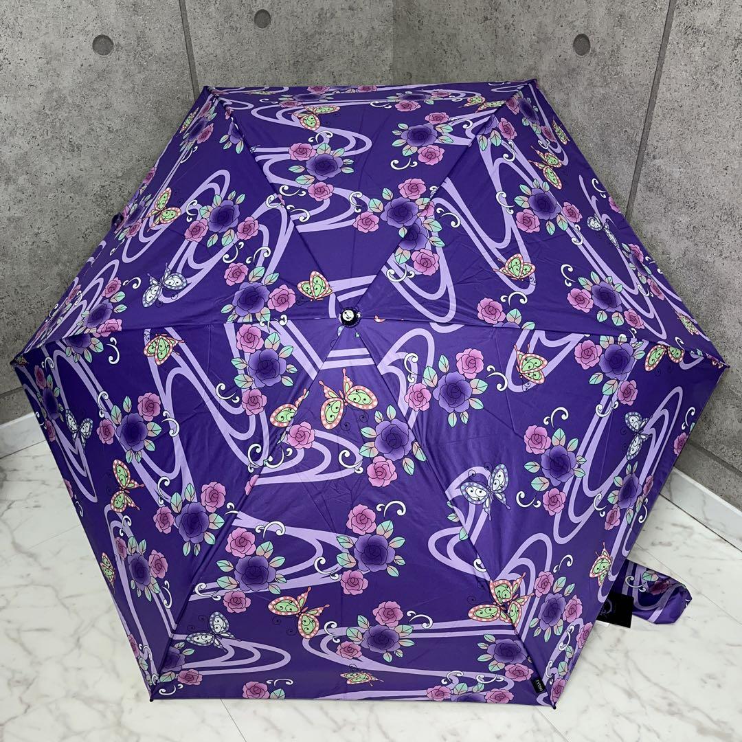 ANNA SUI 晴雨兼用 3段折りたたみ傘 日傘 雨傘 新品 烈し 大判