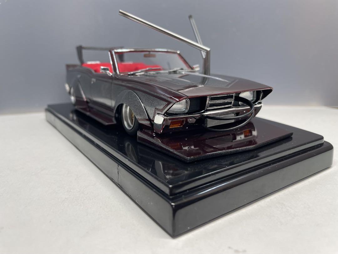 アオシマ1/24 プラモデル完成品　330セドリック　街道レーサー