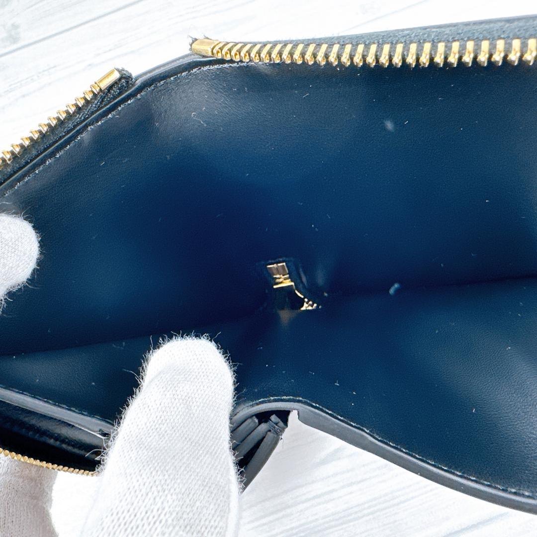CELINE セリーヌ スモール ジップウォレット コインパース付き 折り財布