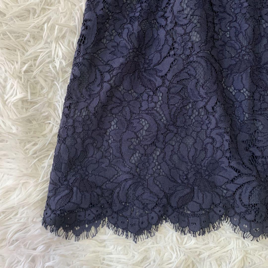 レディース 福袋 (セール) -ファッション通販 DAMAcollection 花柄 スカラップレースチュニック 9号 総レース トップス