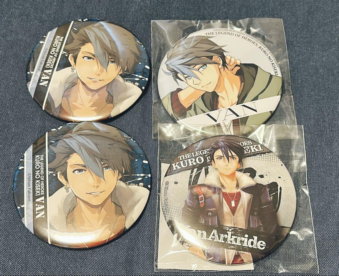ファルコム 軌跡シリーズ 黎の軌跡 ヴァン 缶バッジ - メルカリ