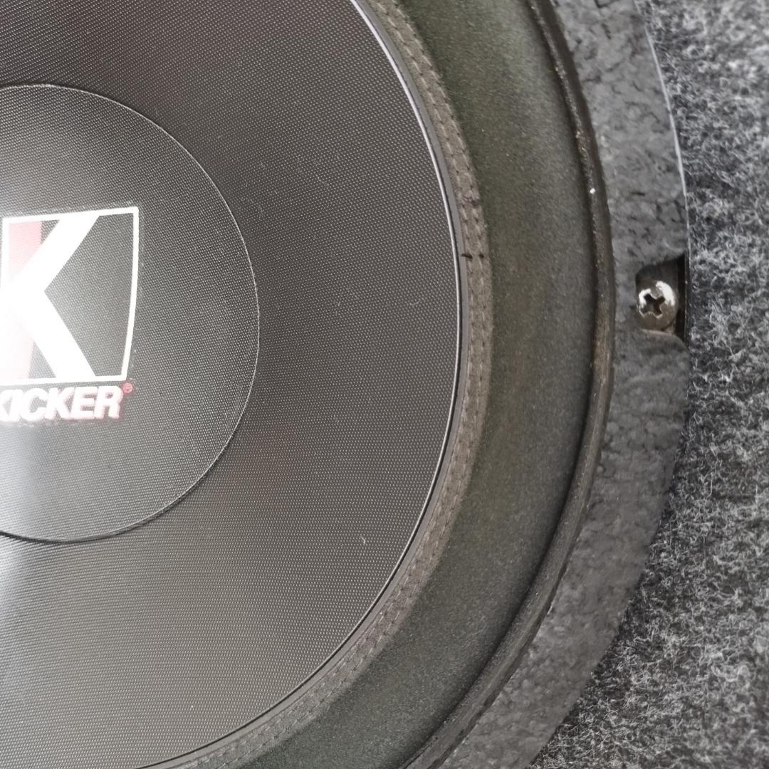 KICKER ボックス型ウーファー キッカー 12インチ ウーファー
