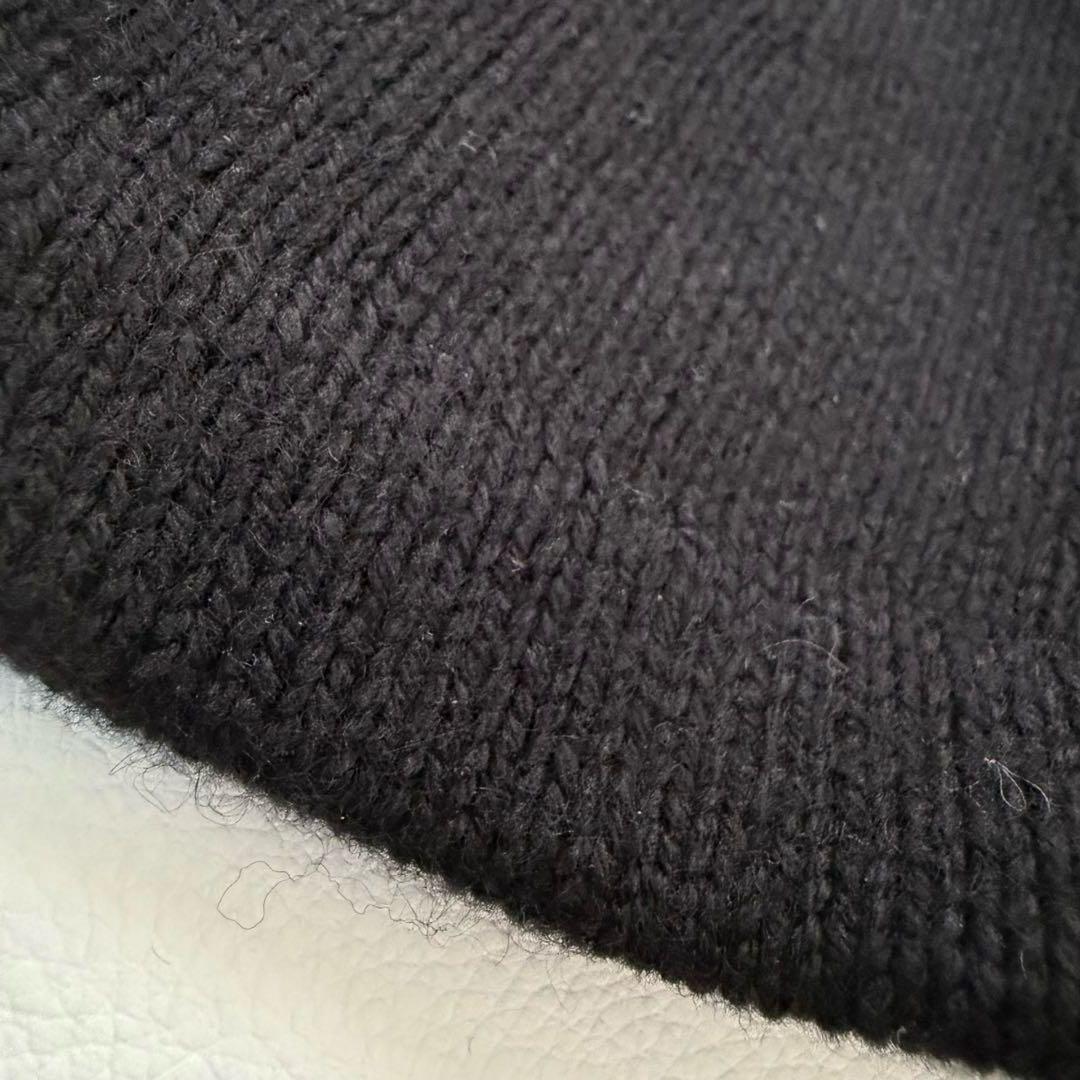 希少✨️ラルフローレン　ペプラムニット　カシミヤ　パフスリーブ　タートル　黒　L