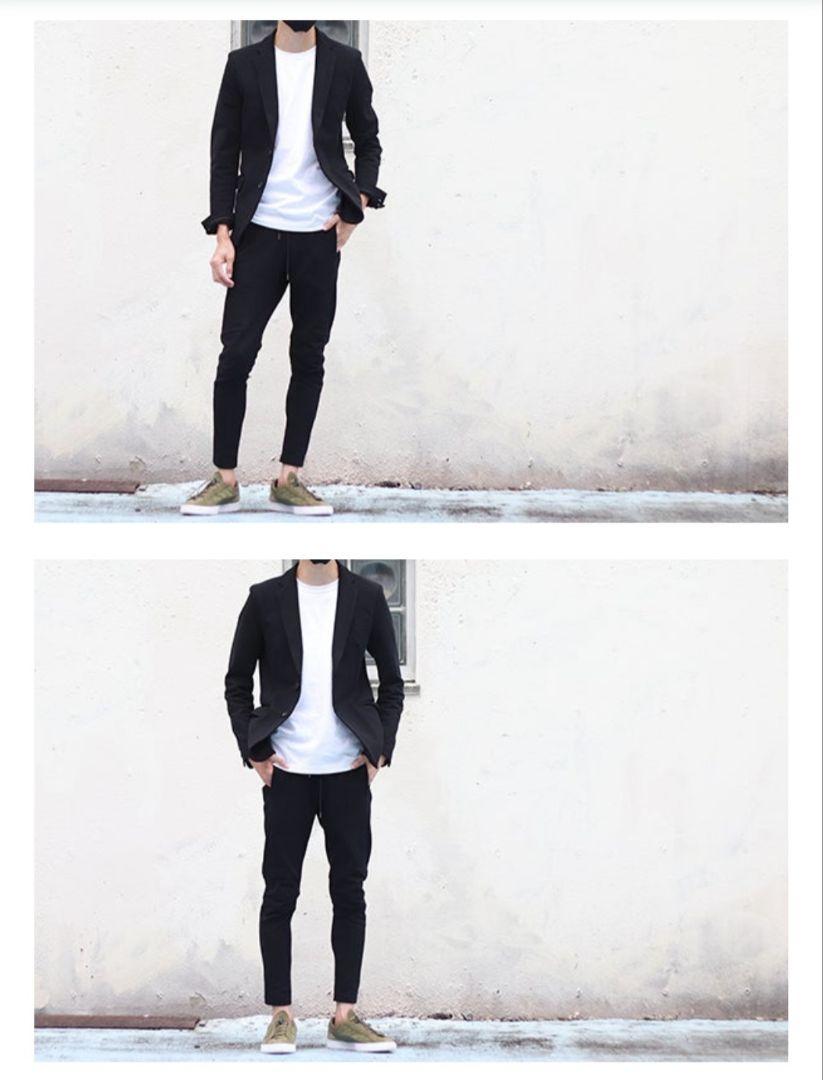 【junhashimoto】NOBINOBI PANTS　ブラック　3