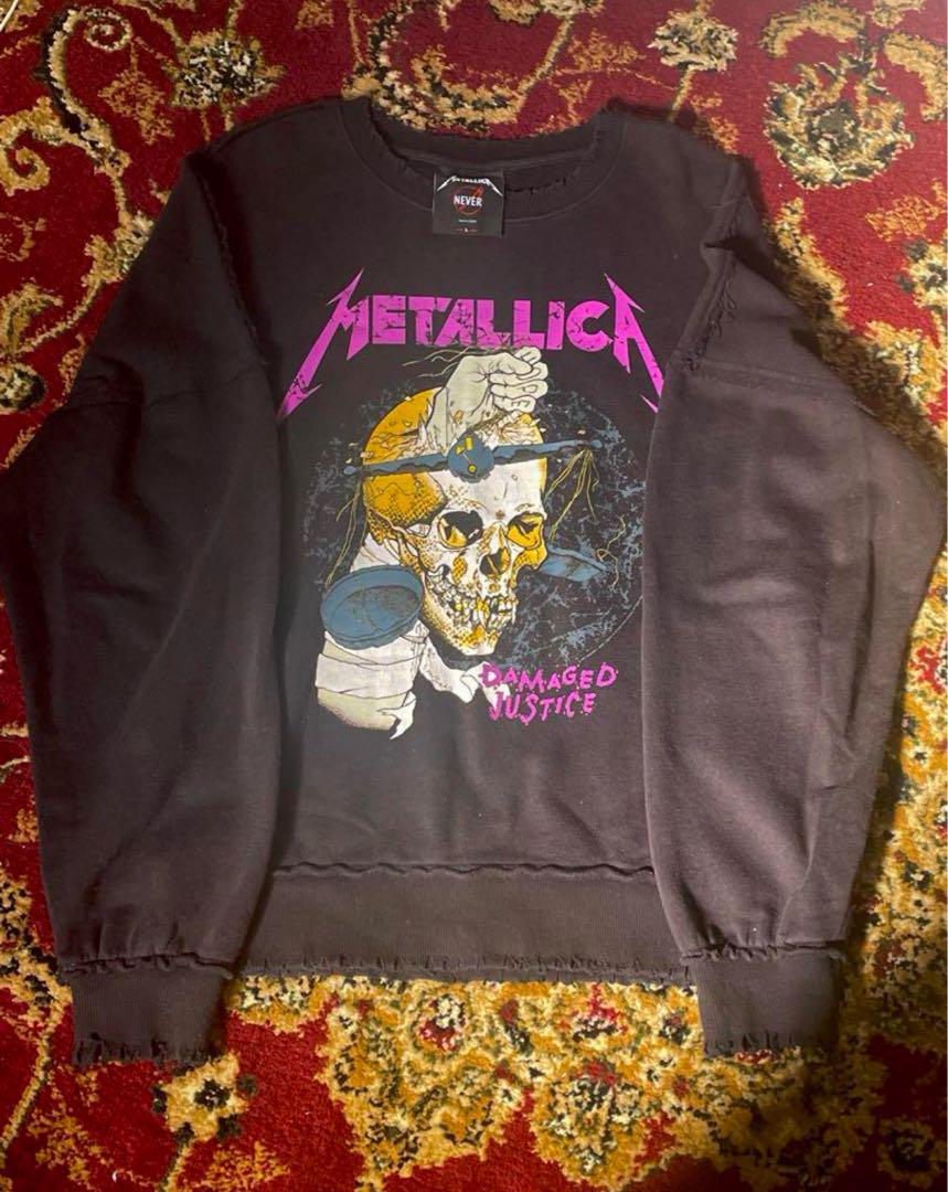 バントTシャツ 古着 メタリカ ヴィンテージ ダメージ加工 希少 レア