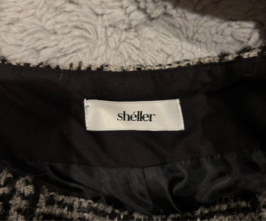sheller シェリエ　ツイードスカート