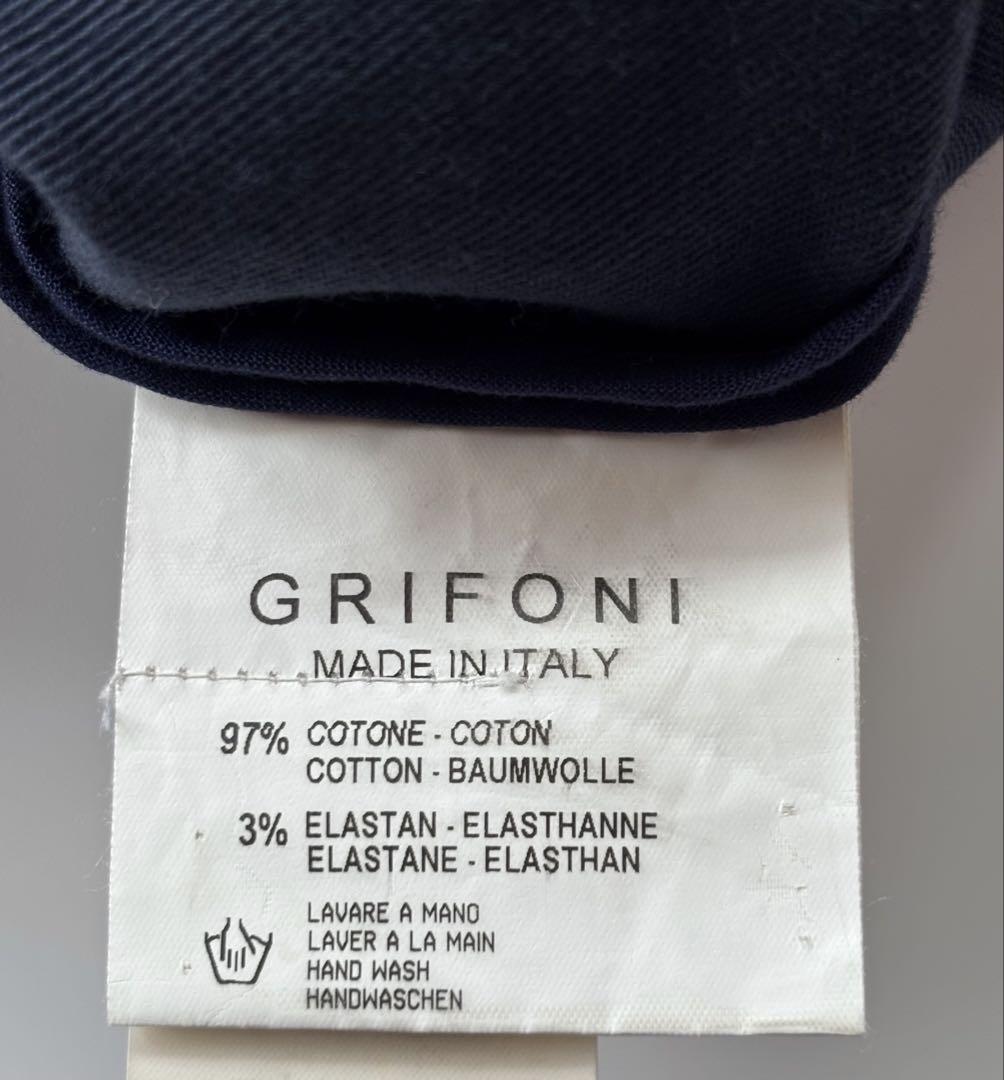 MAURO GRIFONI イタリア製 コットンジャケット 50 ネイビー