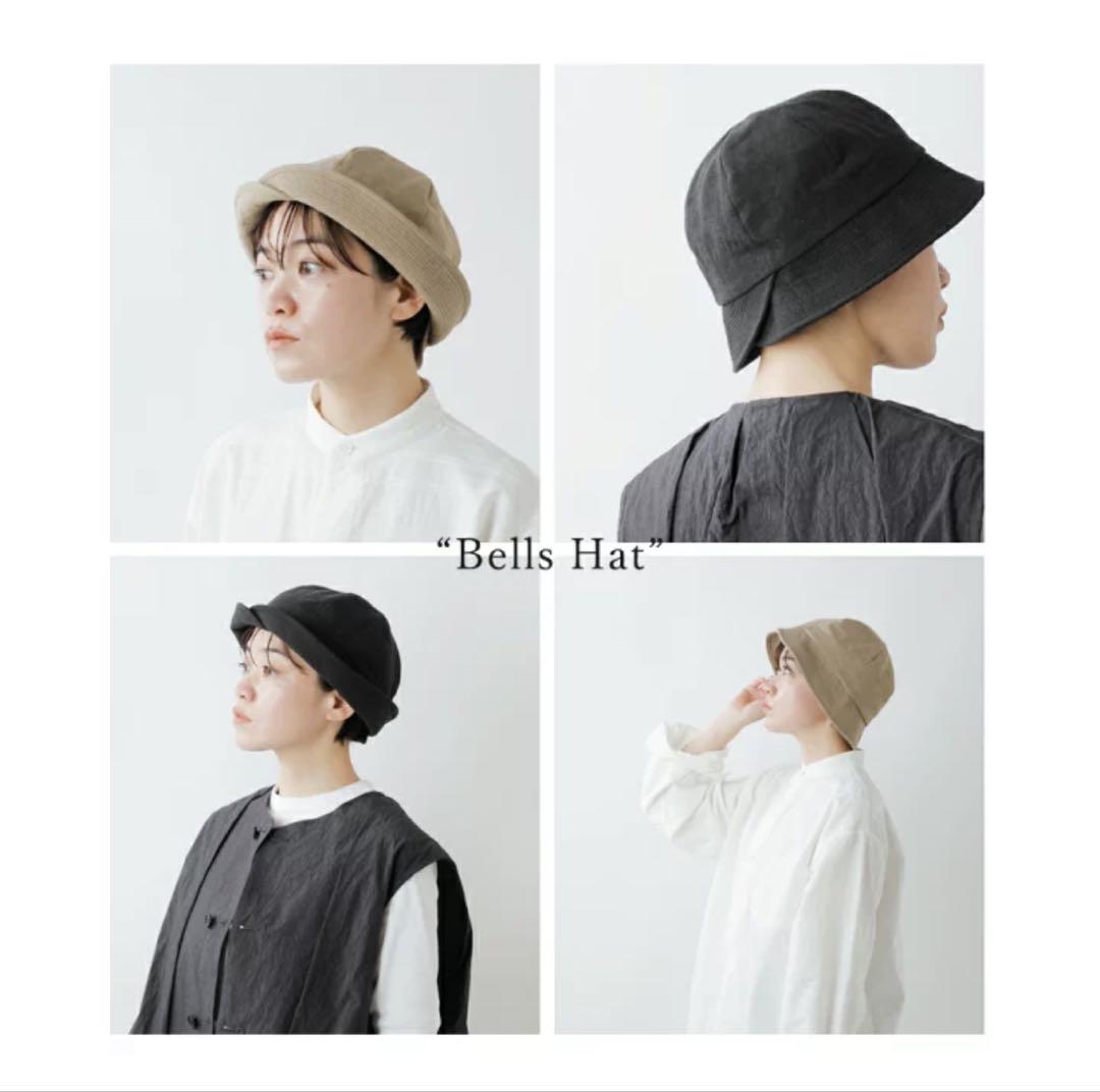 Nine Tailorナインテイラーリネンシルク ハットBells Hat BG