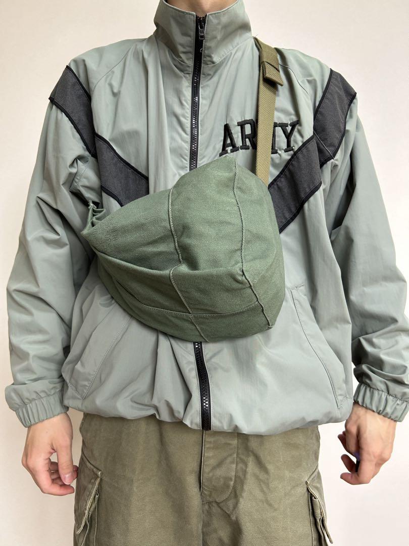 ビンテージ　リメイクバッグ　TALONzip アメリカ軍　ボディバッグshort
