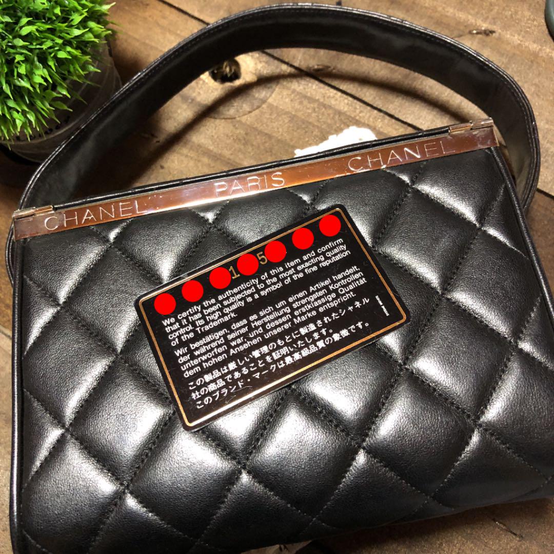 ヴィンテージ CHANEL バニティバッグ
