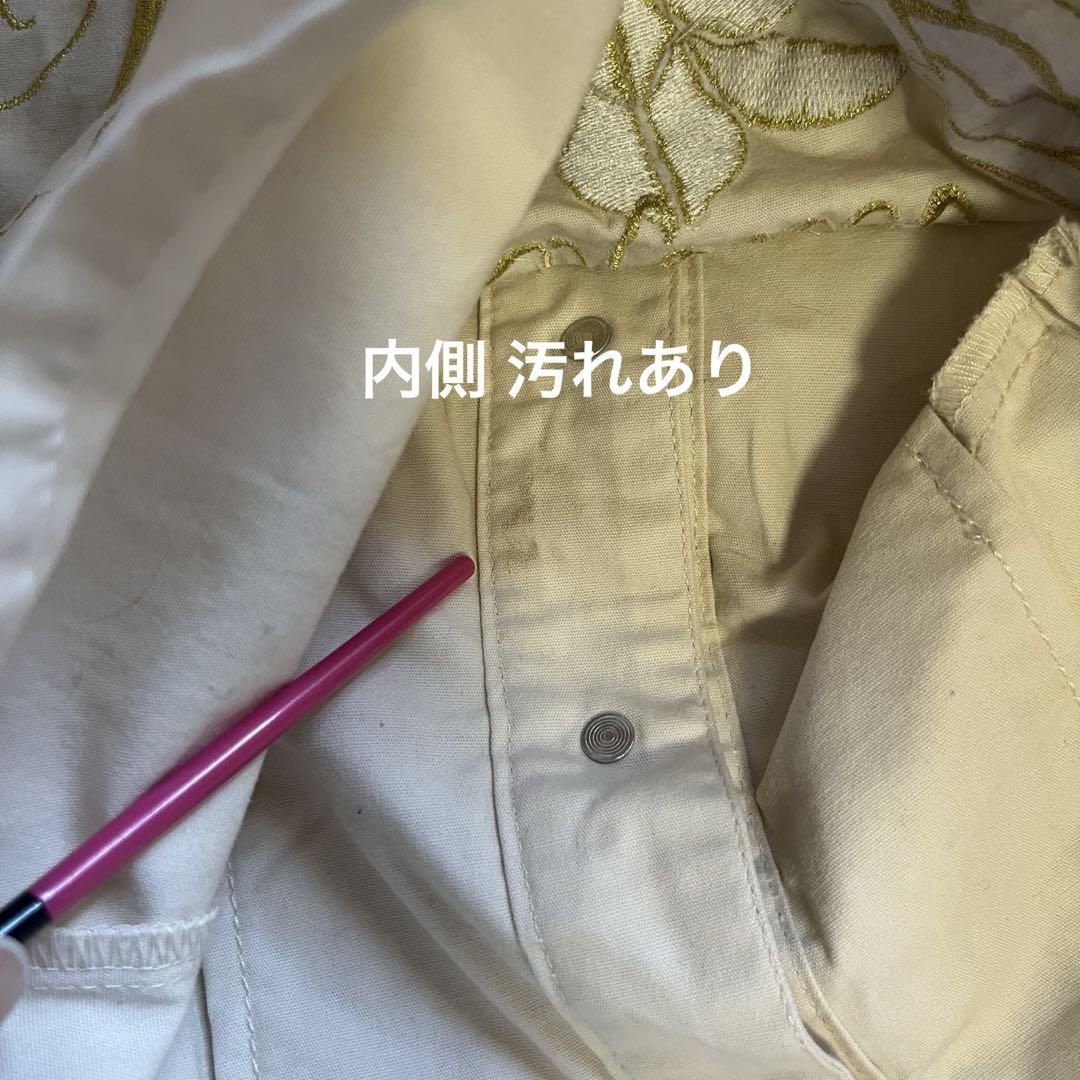 d.i.a. バック刺繍シャツジャケット【平成ギャル】白金