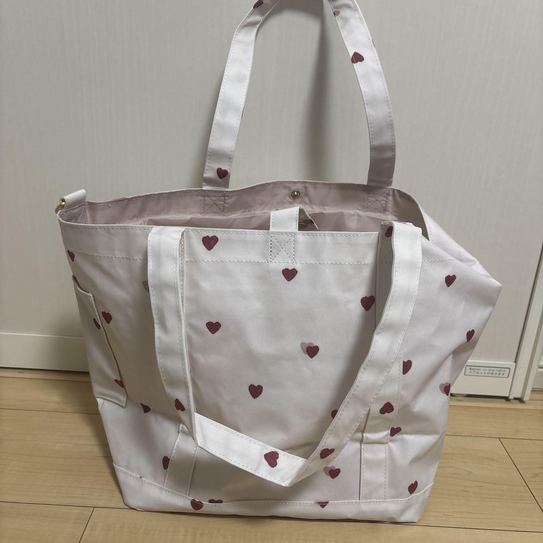 【新品タグ付き】 ジェラピケ　マザーズバッグ　ハート