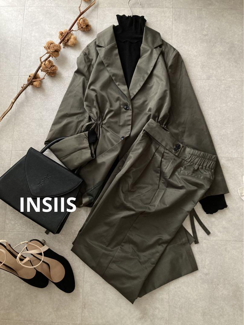 INSIIS セットアップ ウエストドロストジャケット&スラックス