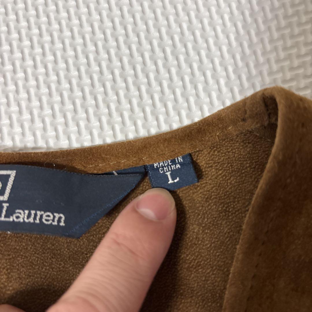【Ralph Lauren】レザーベスト／スエード