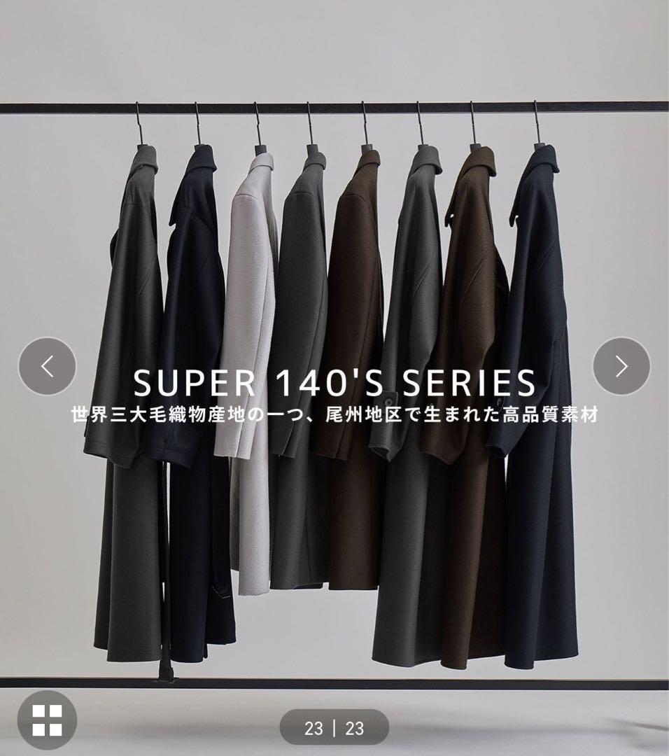 新品タグ付40%オフ【UNITEDTOKYO】チェスターコート（ブラック）