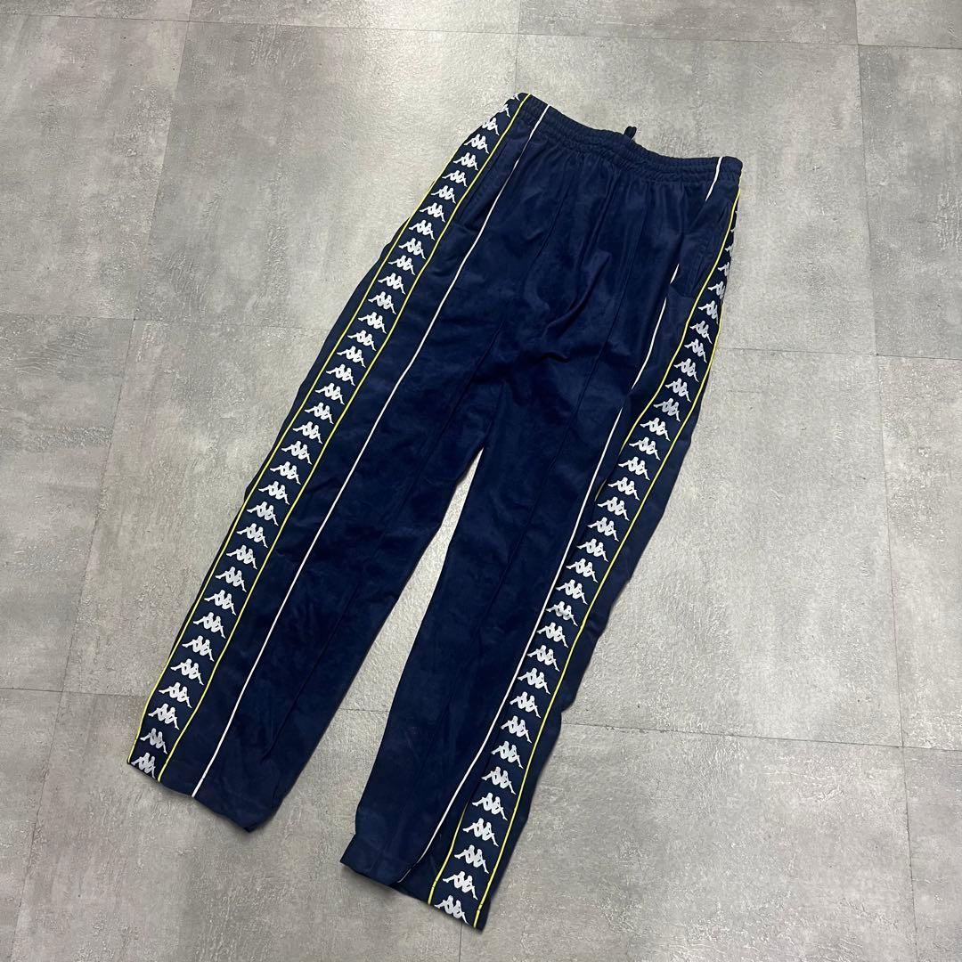 90sオールドカッパKAPPAベロアトラックジャージパンツネイビー古着スポーツ 90sオールドカッパKAPPAベロアトラックジャージパンツネイビー古着スポーツ