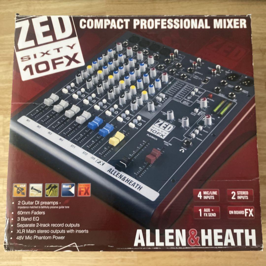 配信機器・PA機器・レコーディング機器 ALLEN&HEATH ZED60-10FX