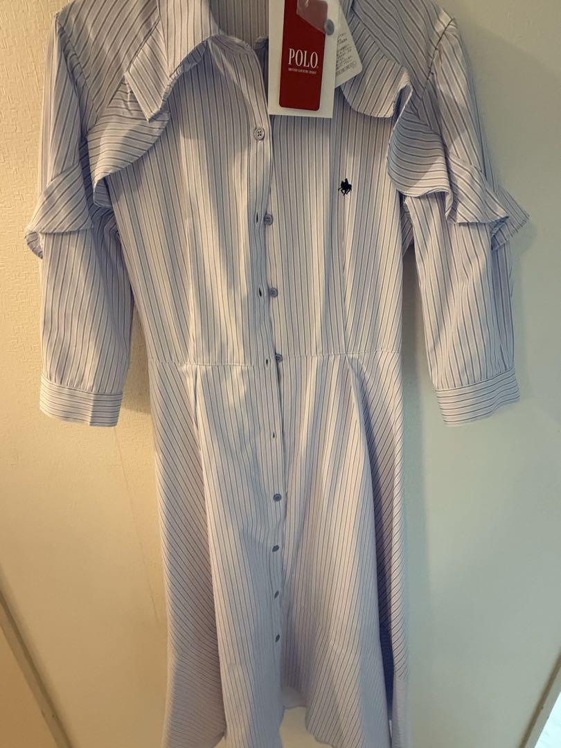 リランドチュール　POLO BCSコラボ　シャツワンピース