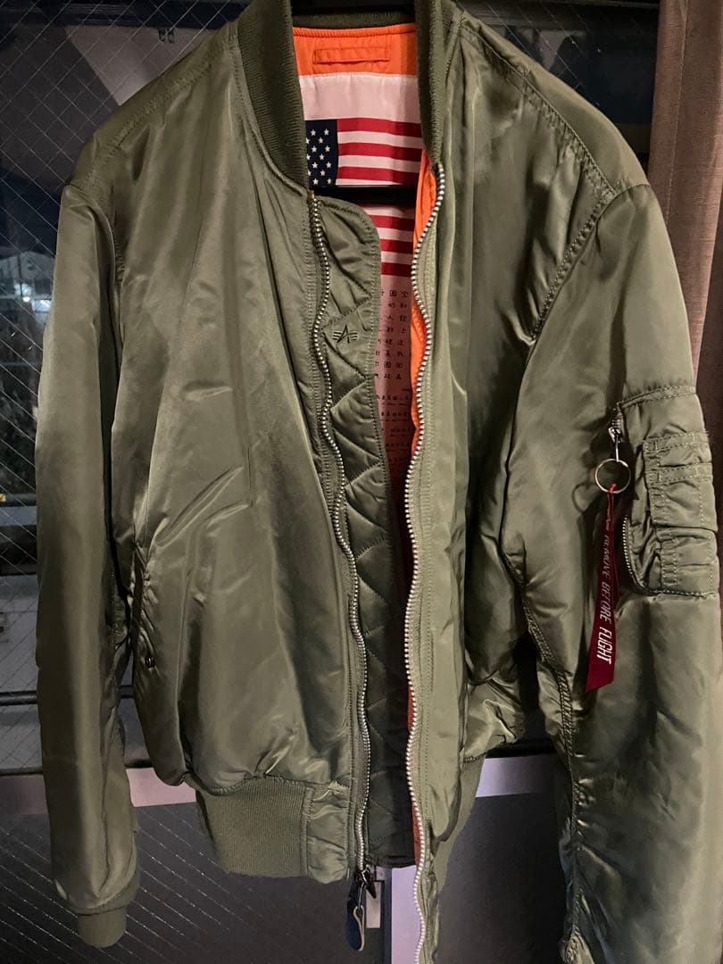 アルファインダストリーズ ジャケット ALPHA INDUSTRIES MA-1 100%正規