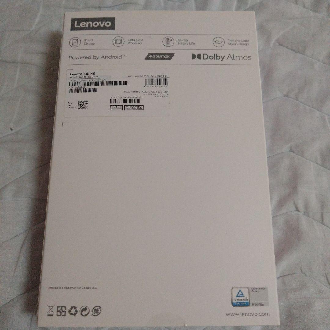 Lenovo Tab M9 Androidタブレット本体