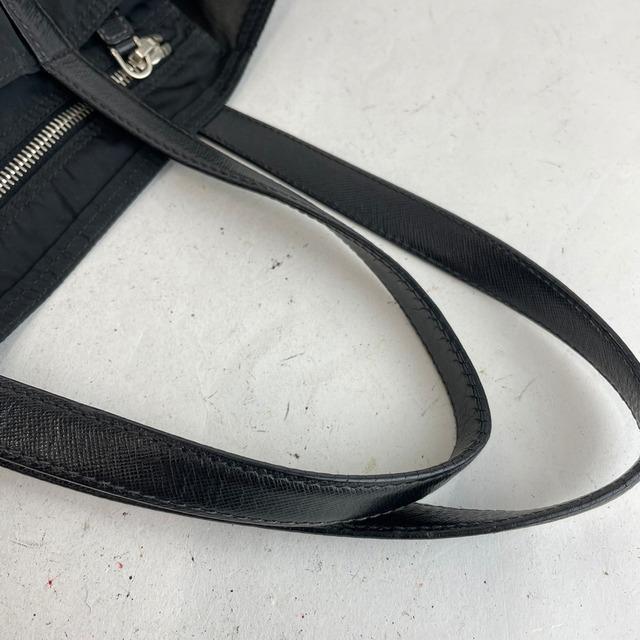 低価国産 PRADA トートバッグ ブラック レディース IHOiR-m17786486556 プラダ ナイロン ロゴプレート 限定品新作