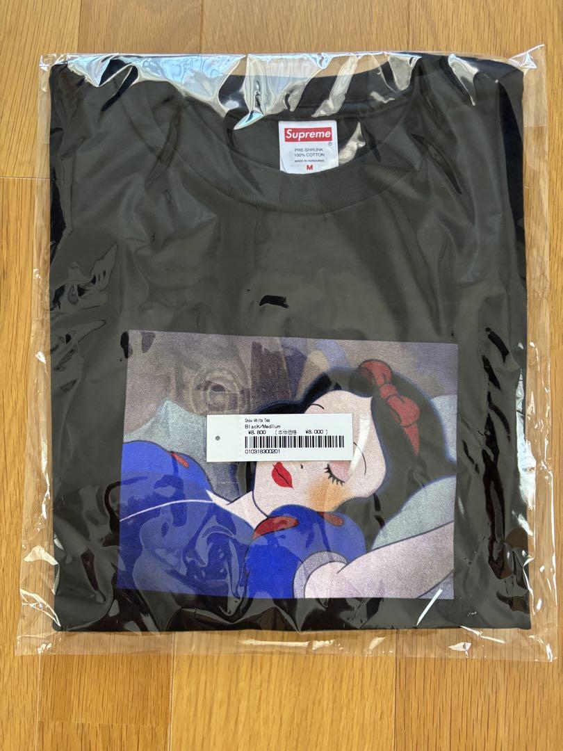 Supreme Snow White Tee Black シュプリーム Tシャツ