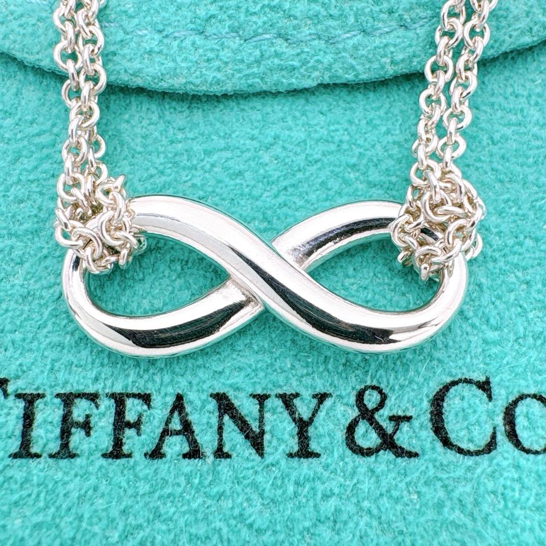 極美品 ティファニー インフィニティ ネックレス シルバー925