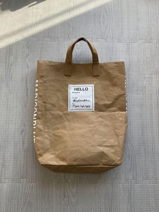 【完売品】MADISON BLUE ペーパートートバッグ