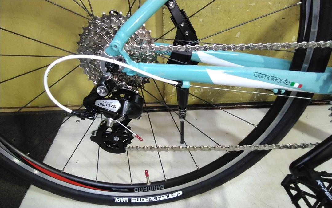 福岡市引取限定/Bianchi camaleonte 155cm～24段変速