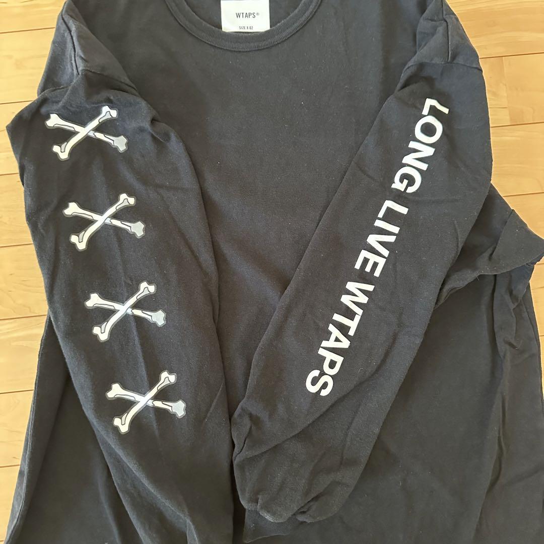 WTAPS 長袖Tシャツ 黒　中古　サイズ02(M)