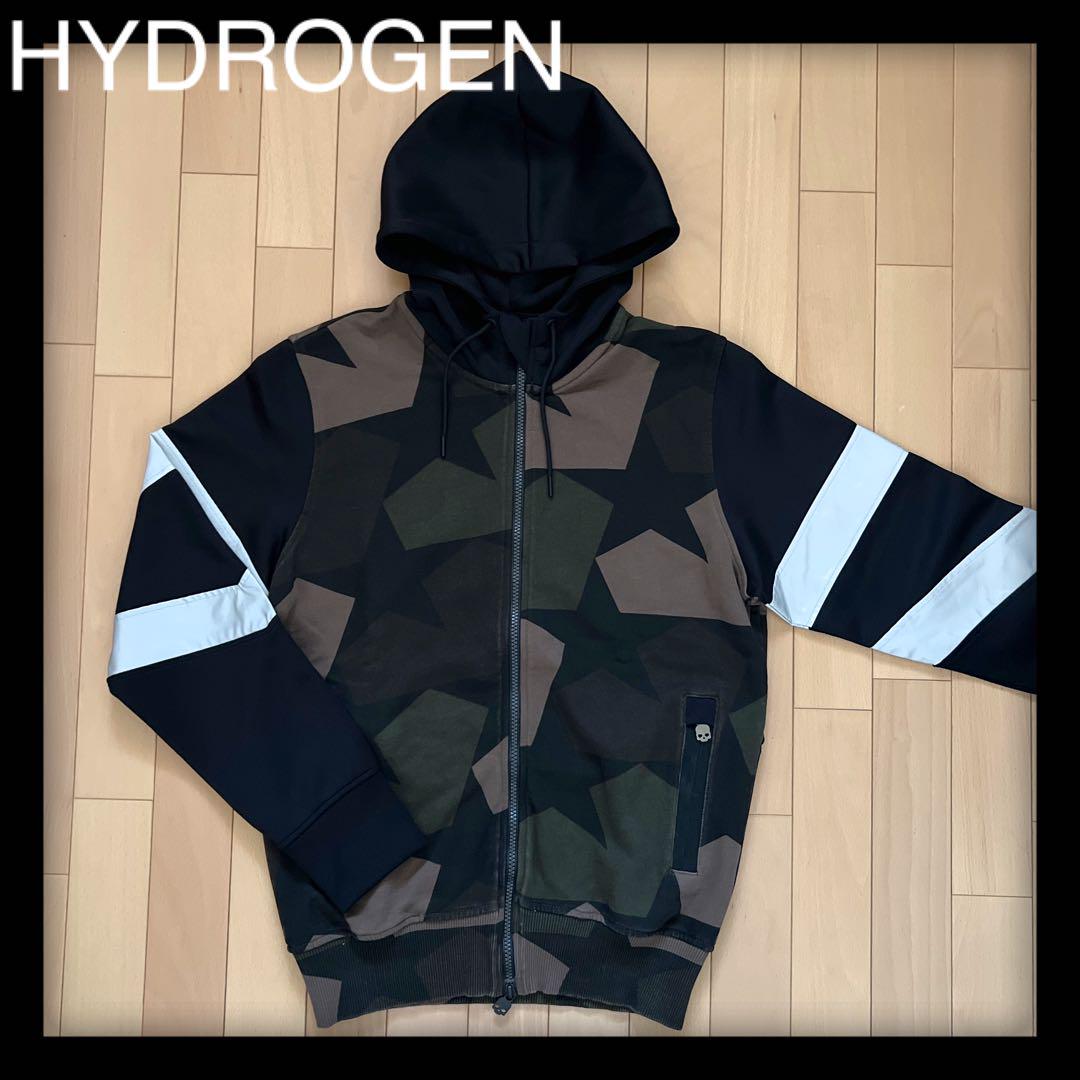ハイドロゲン　HYDROGEN パーカー　カモフラ　星柄