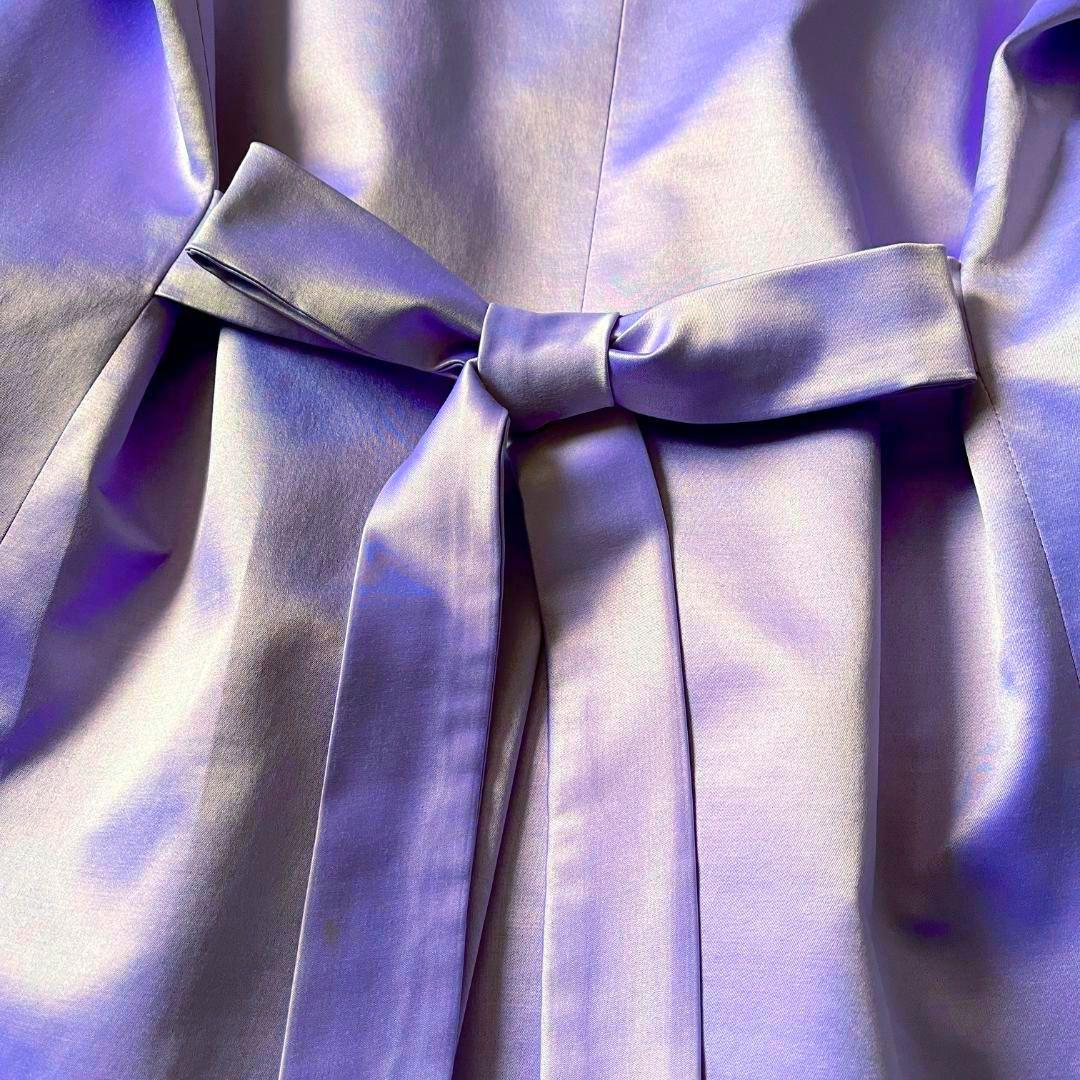 美品★L★SHOOP 20SS ベルテッド ダブルテーラードジャケット パープル