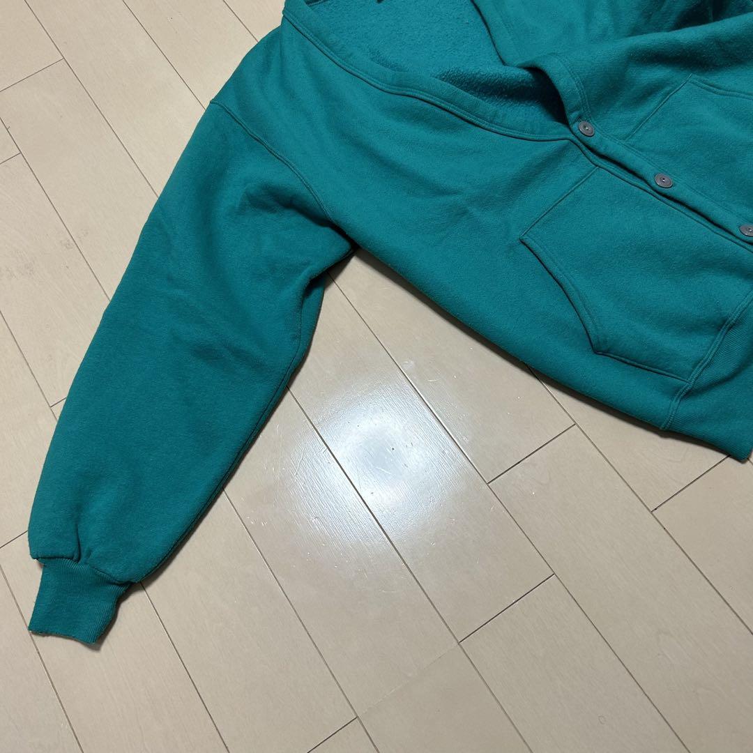 90s 90年代 RUSSELL ラッセル スウェット カーディガン L