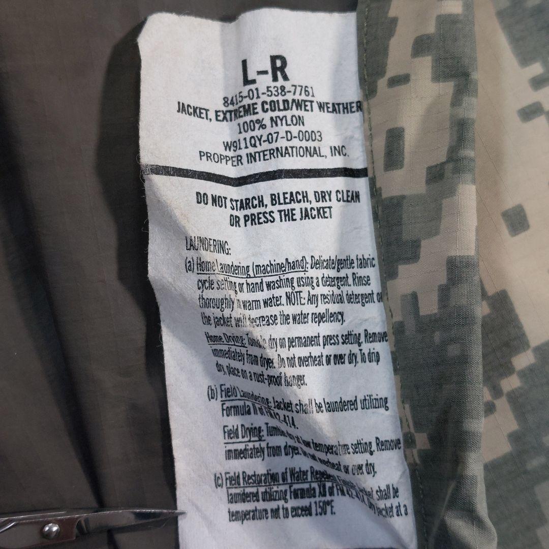米軍実物 ECWCS GEN3 GORE-TEX PARKA デジカモ L-R