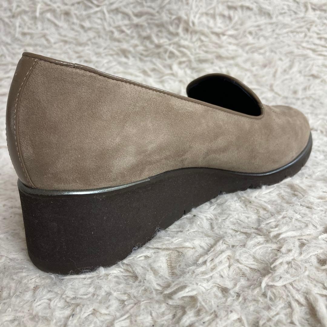 未使用品 GINZA YOSHINOYA ローファー 23.5 ウェッジソール 未使用品 GINZA YOSHINOYA ローファー 23.5 ウェッジソール